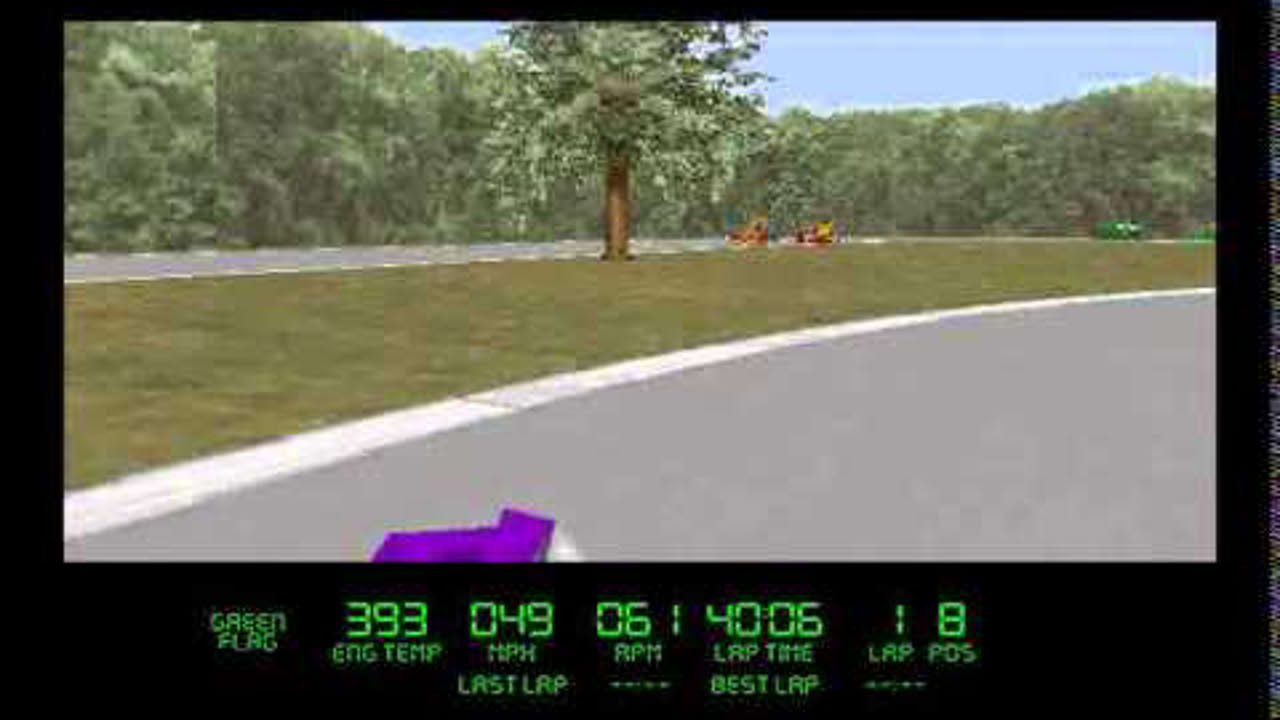 Virtual Karts gameplay (PC Game, 1995)