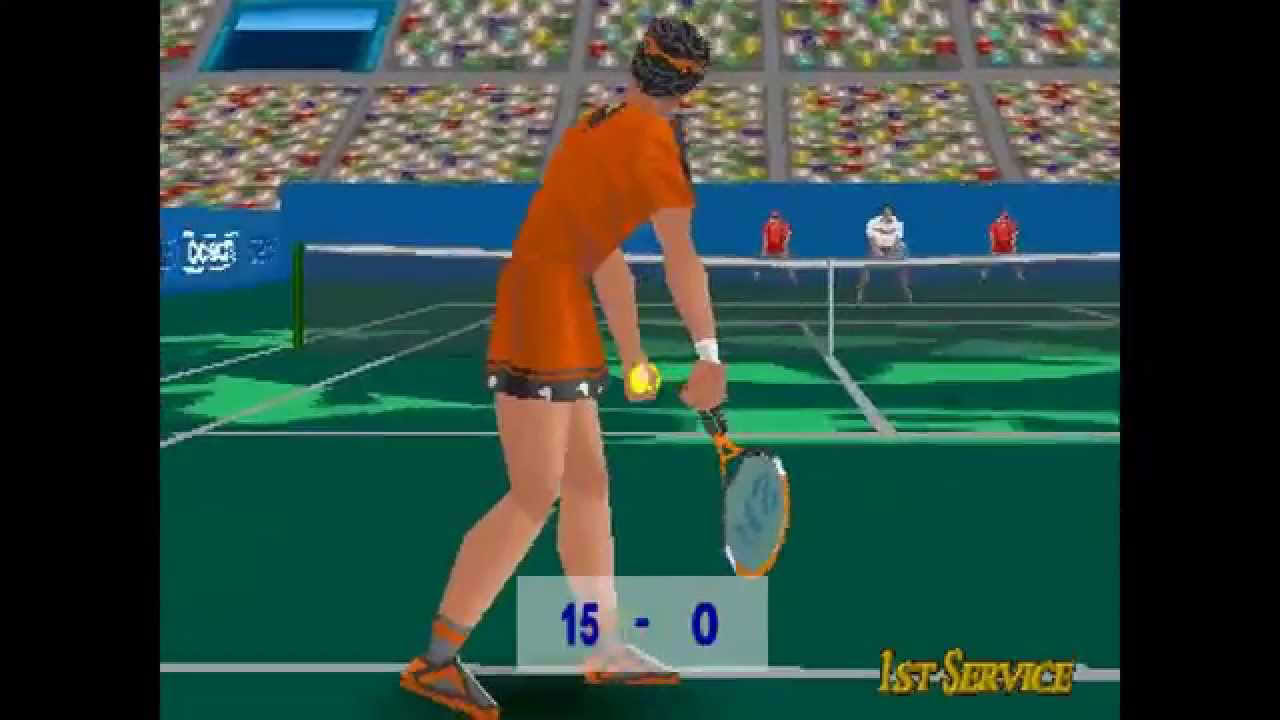 Power Serve 3D Tennis ... (PS1) Gameplay