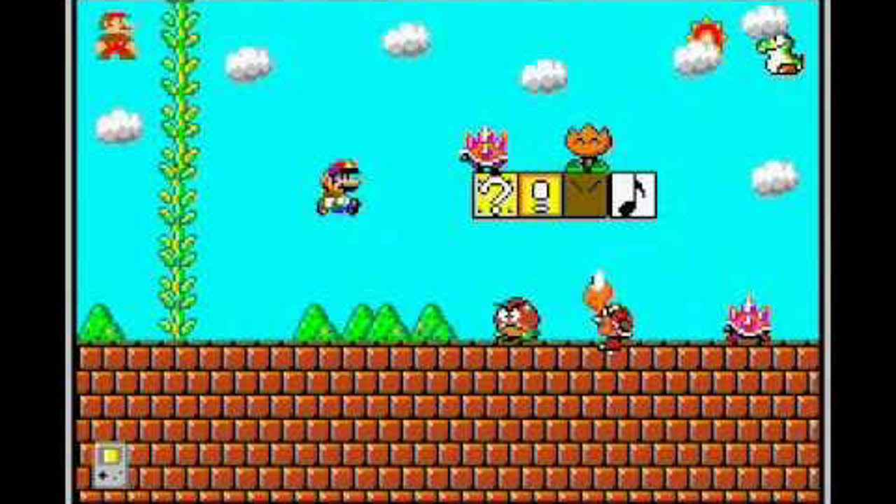 GamePlay do Mario Paint - SNES