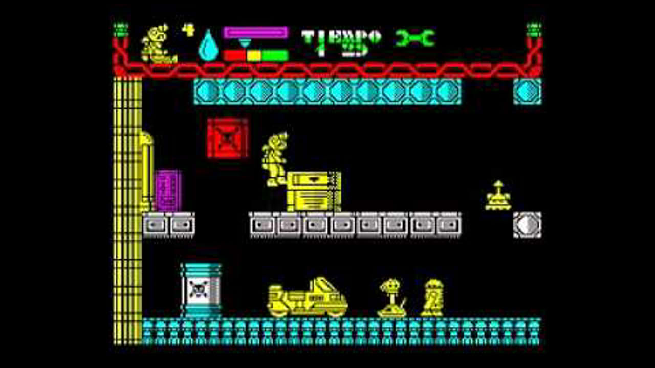Nuclear Bowls (Zigurat/Diabolic) (1986) (ZX Spectrum)