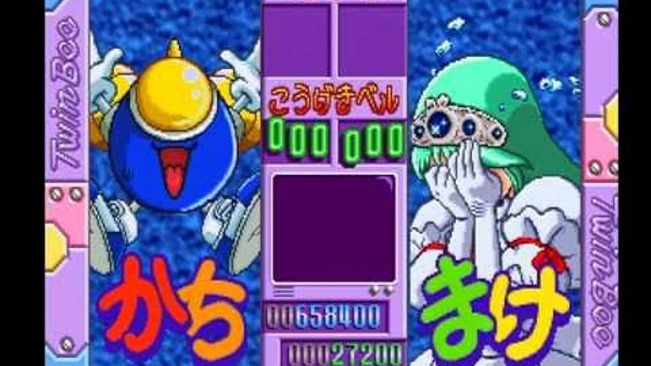 ツインビー対戦ぱずるだまオールクリア ツインビー編