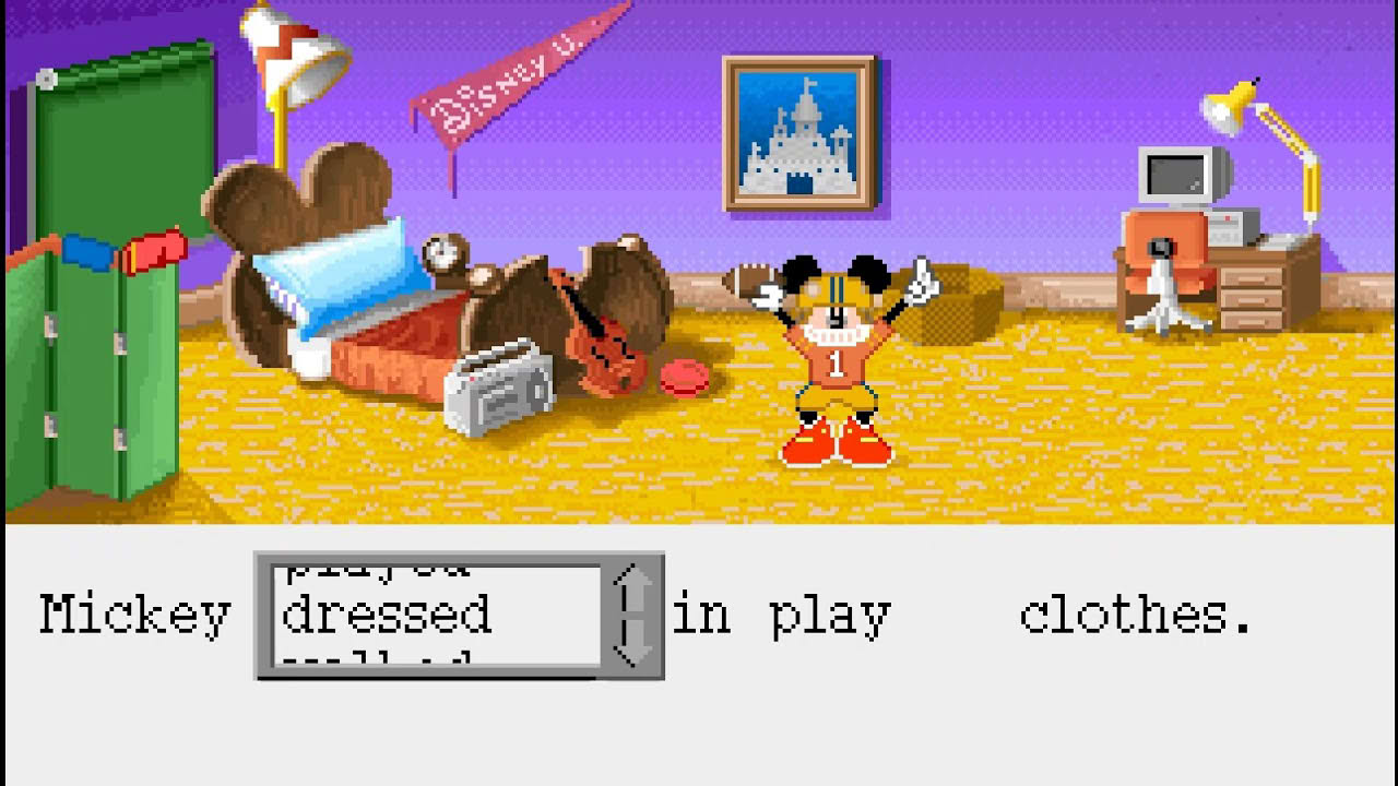 Mickey Mouse - Follow the Reader (1992 DOS Game)