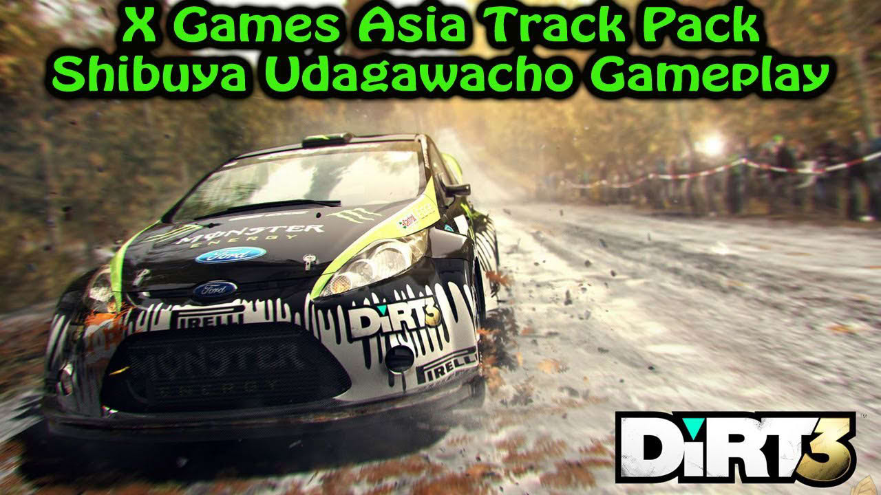 DiRT 3 Xbox 360 - X Games Asia Track Pack - Shibuya Udagawacho Track Gameplay