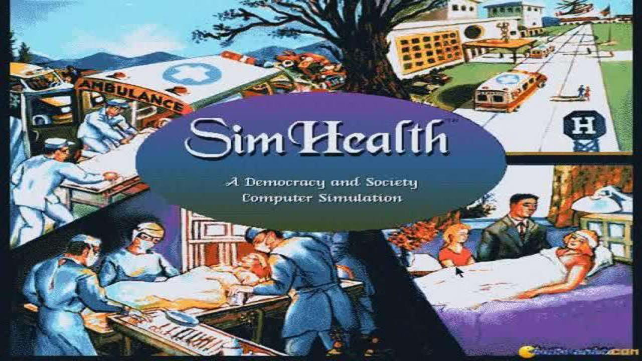 SimHealth gameplay (PC Game, 1994)