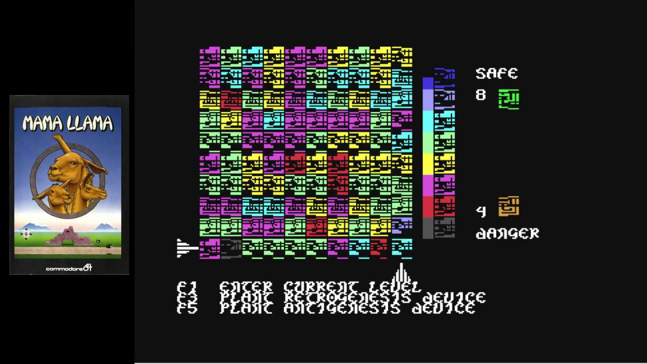Mama LLama - C64 Gameplay