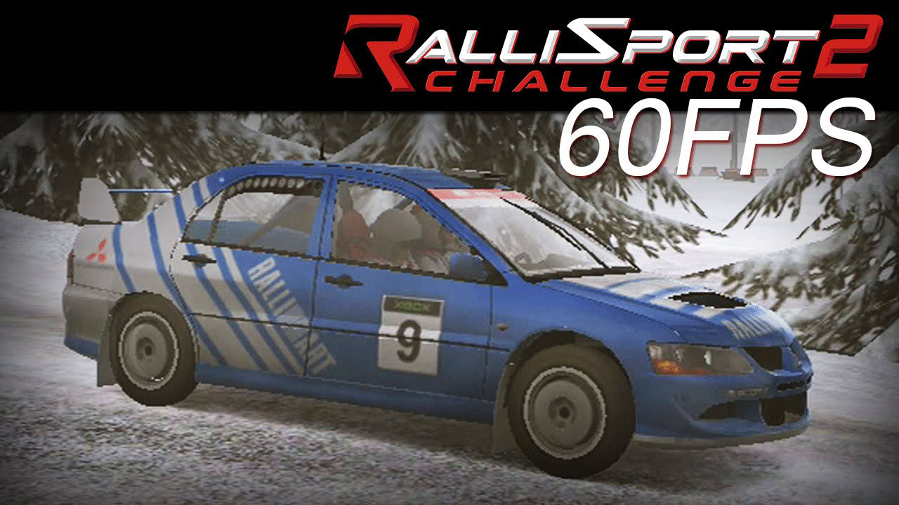 RalliSport Challenge 2 60FPS Mitsubishi Lancer Evolution VIII Rally Sweden (Snow) Clean
