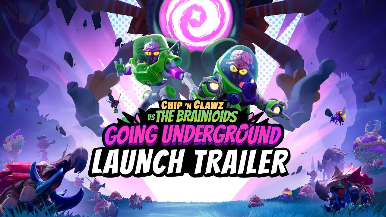 Chip 'n Clawz vs. The Brainioids | Going Underground Launch Trailer