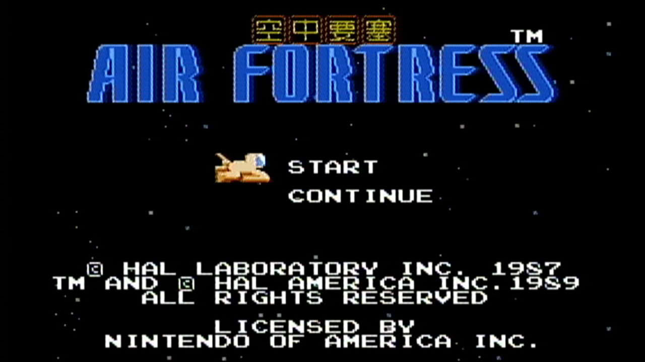 Air Fortress (NES) - HAL, Sept 1989 | NESguide 480p