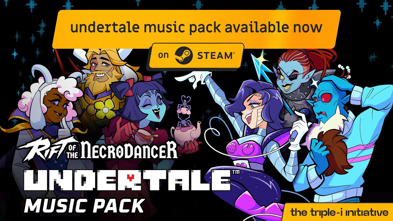 Rift of the NecroDancer - Undertale Music Pack Shadowdrop Trailer | The Triple-i Initiative