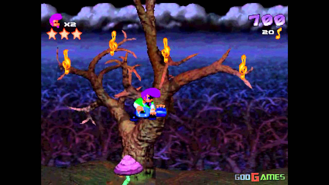 Johnny Bazookatone - Gameplay PSX (PS One) HD 720P (Playstation classics)