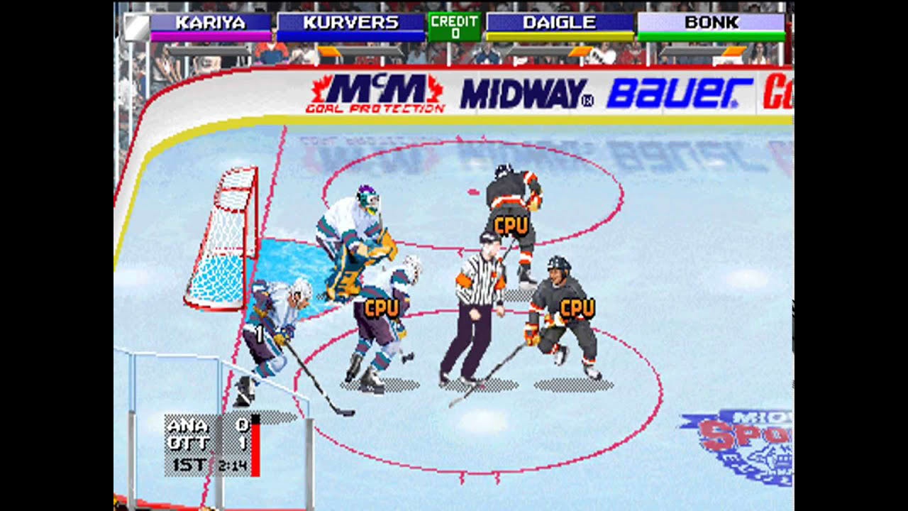 2 On 2 Open Ice Challenge (rev 1.21) [MAME] [shortplay]