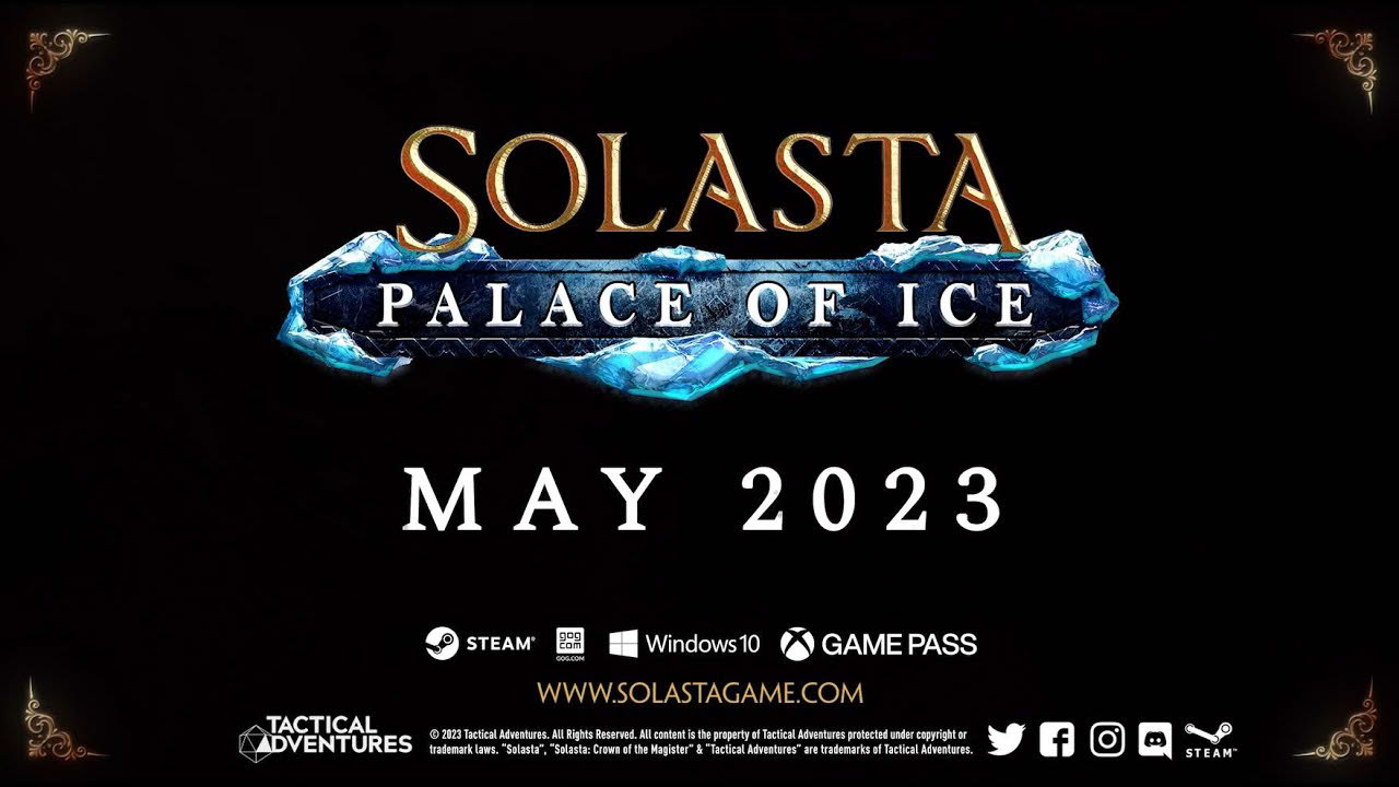 Solasta: Crown of the Magister - Palace of Ice | Teaser Trailer [GOG]