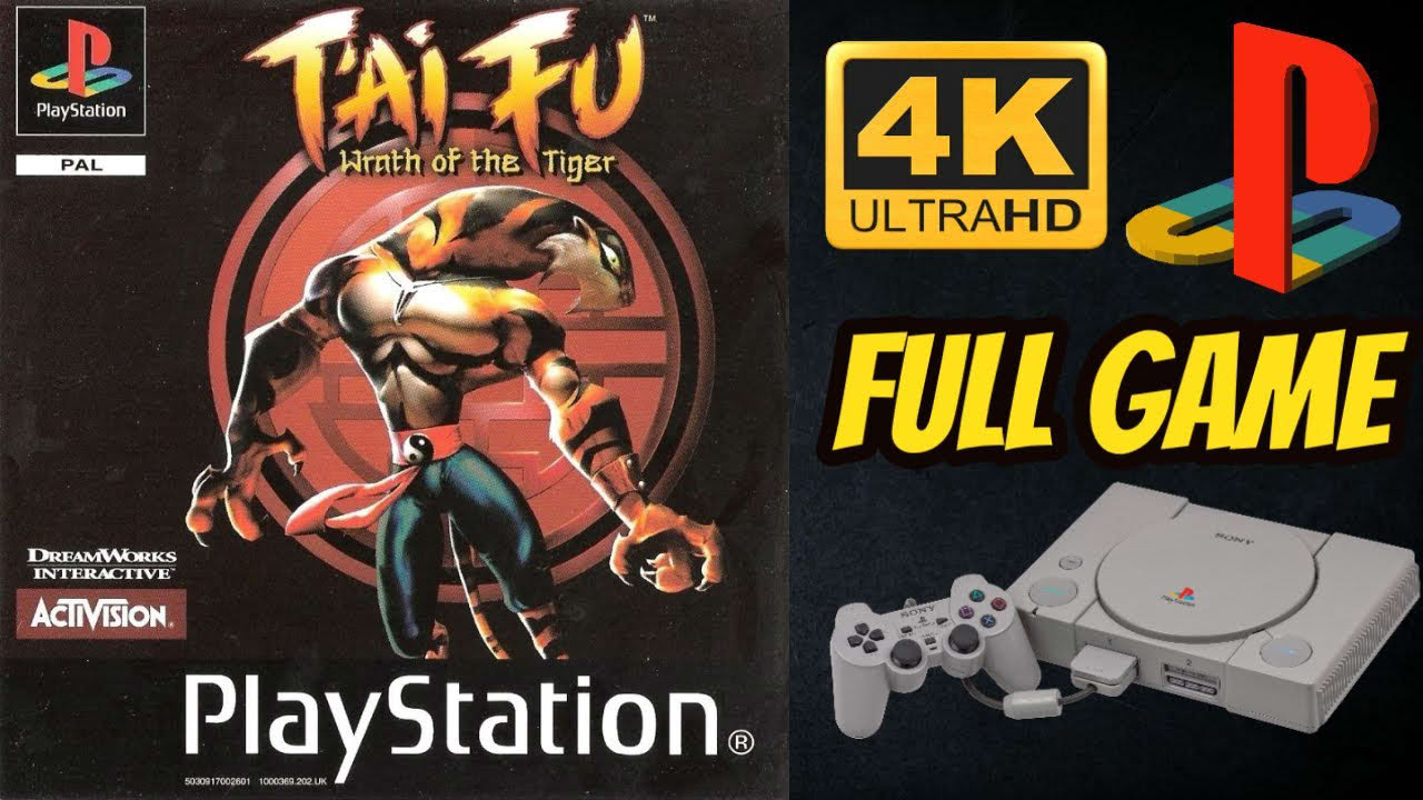 T'ai Fu: Wrath of the Tiger | PS1 | 4K60ᶠᵖˢ UHD🔴 | Longplay Walkthrough Playthrough Full Movie Game