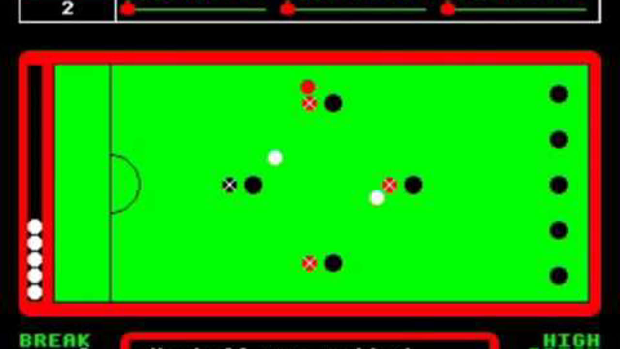 BBC/ELECTRON - BAR BILLIARDS - BLUE RIBBON - 1984
