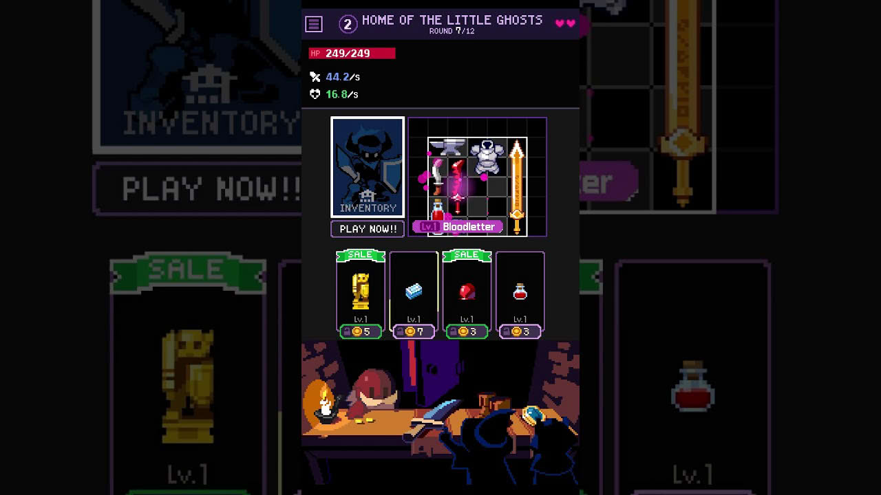 A retro-style merge RPG, Overgeared Hero