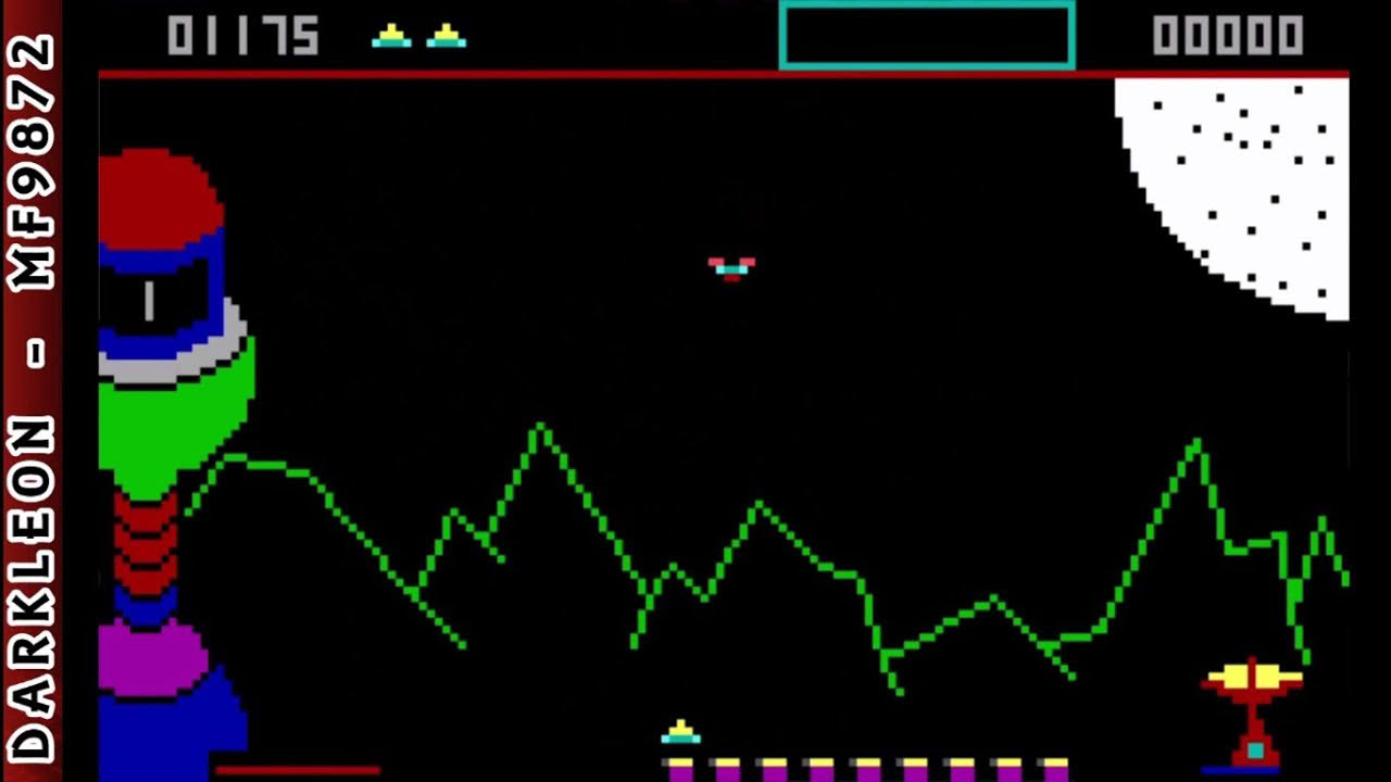 Moon Bugs © 1983 Windmill Software - PC DOS - Gameplay
