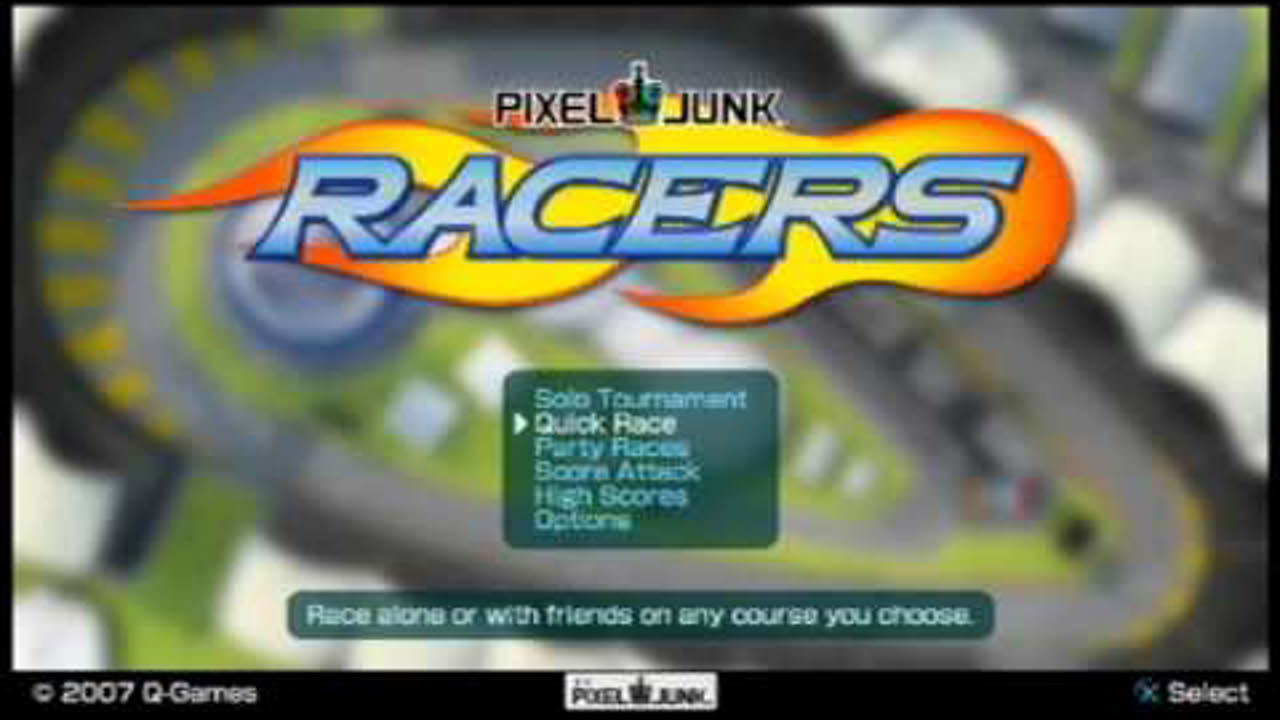 Pixeljunk Racers Gameplay