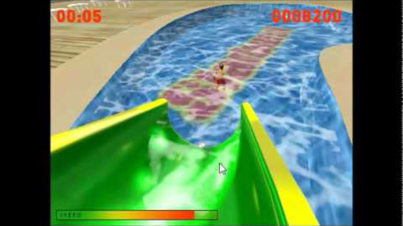 Starburst Waterslide Slalom 3D game free online Gameplay!!