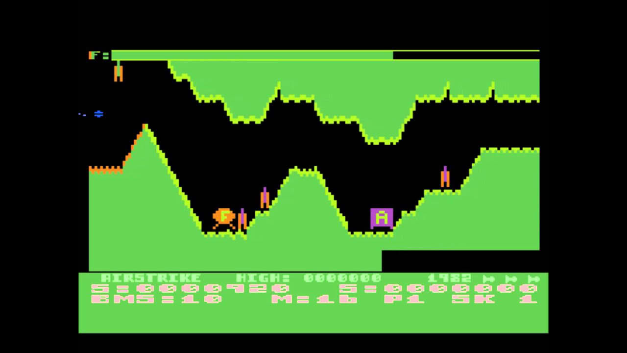 Air Strike for the Atari 8-bit family