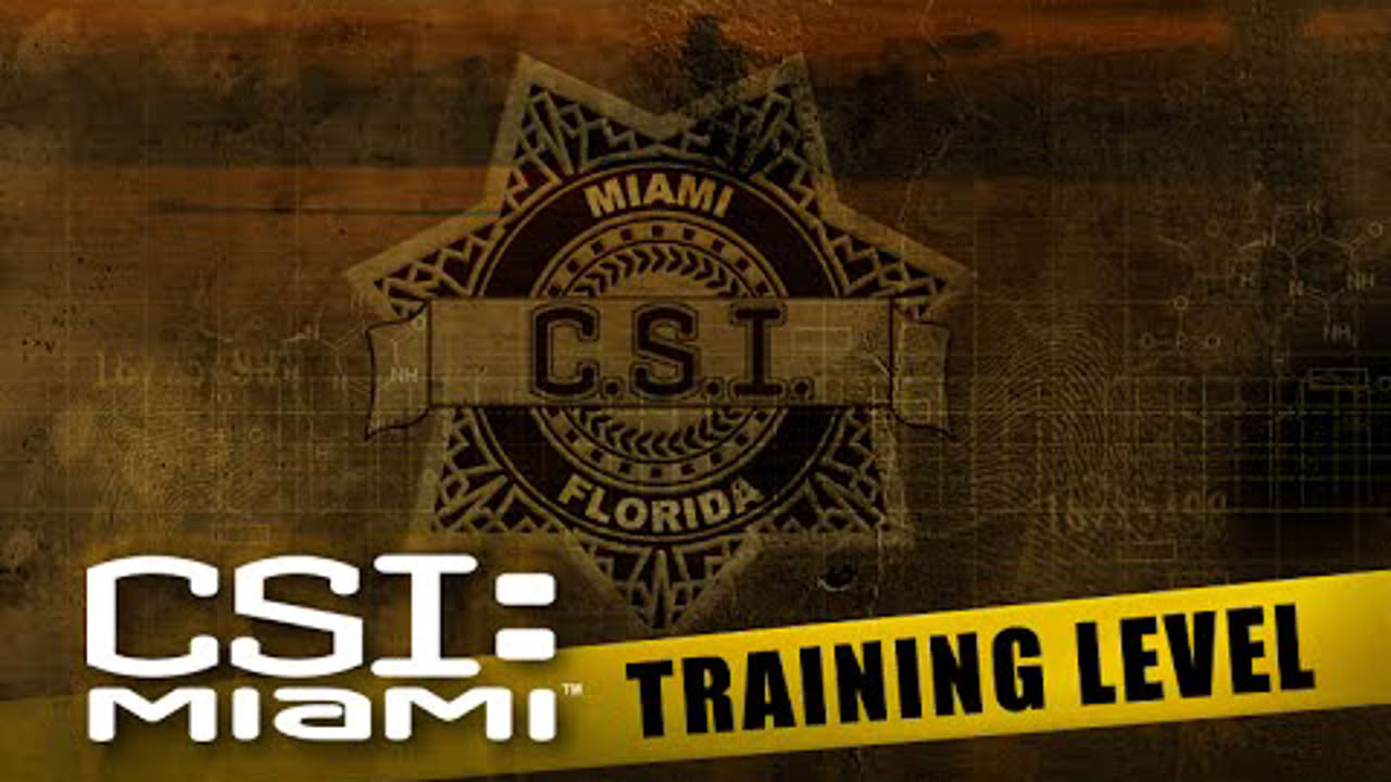 CSI: Miami (2004 Video Game) - 01 - Training