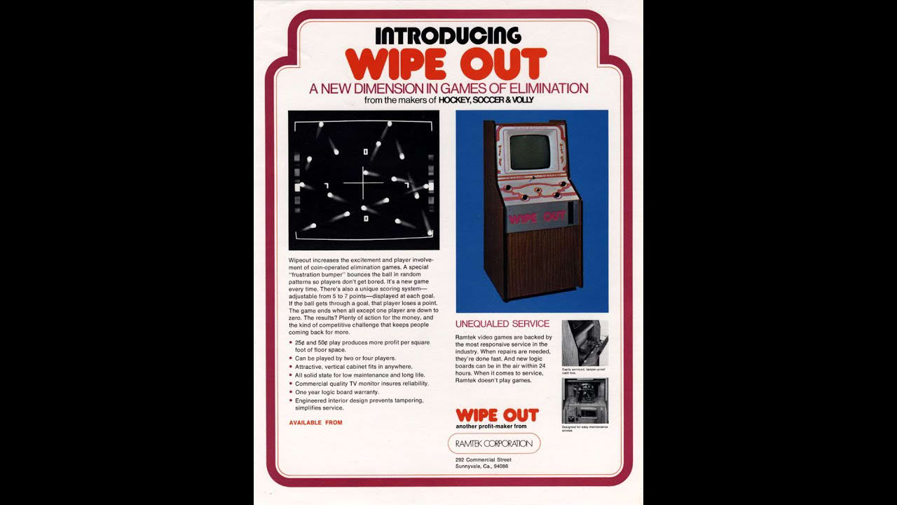Wipe Out (Arcade) 1974