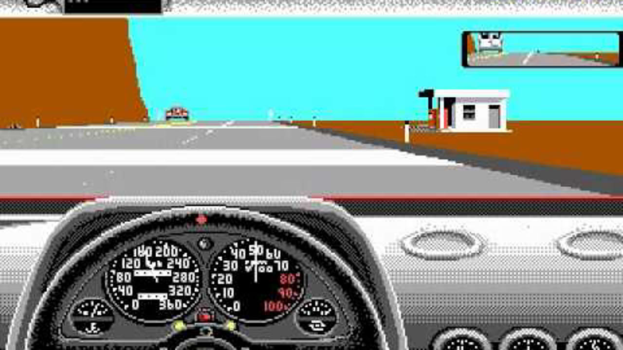 Test Drive 2 - The Duel (DOS) - Gameplay