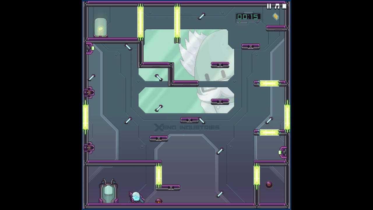 Test Subject Blue (Nitrome.com) - Full Gameplay Levels 1-25
