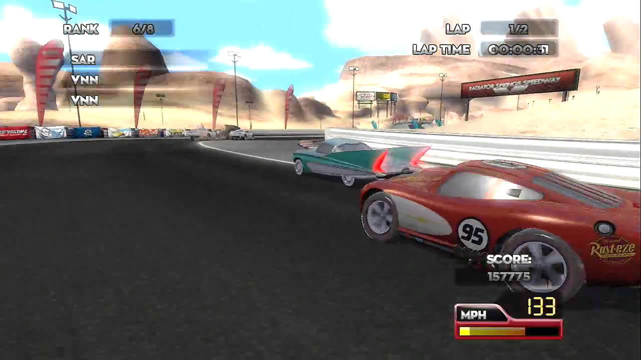 Disney, Pixar, Official Cars Race O Rama HD video game trailer PS3 Xbox Nintendo Wii and DS