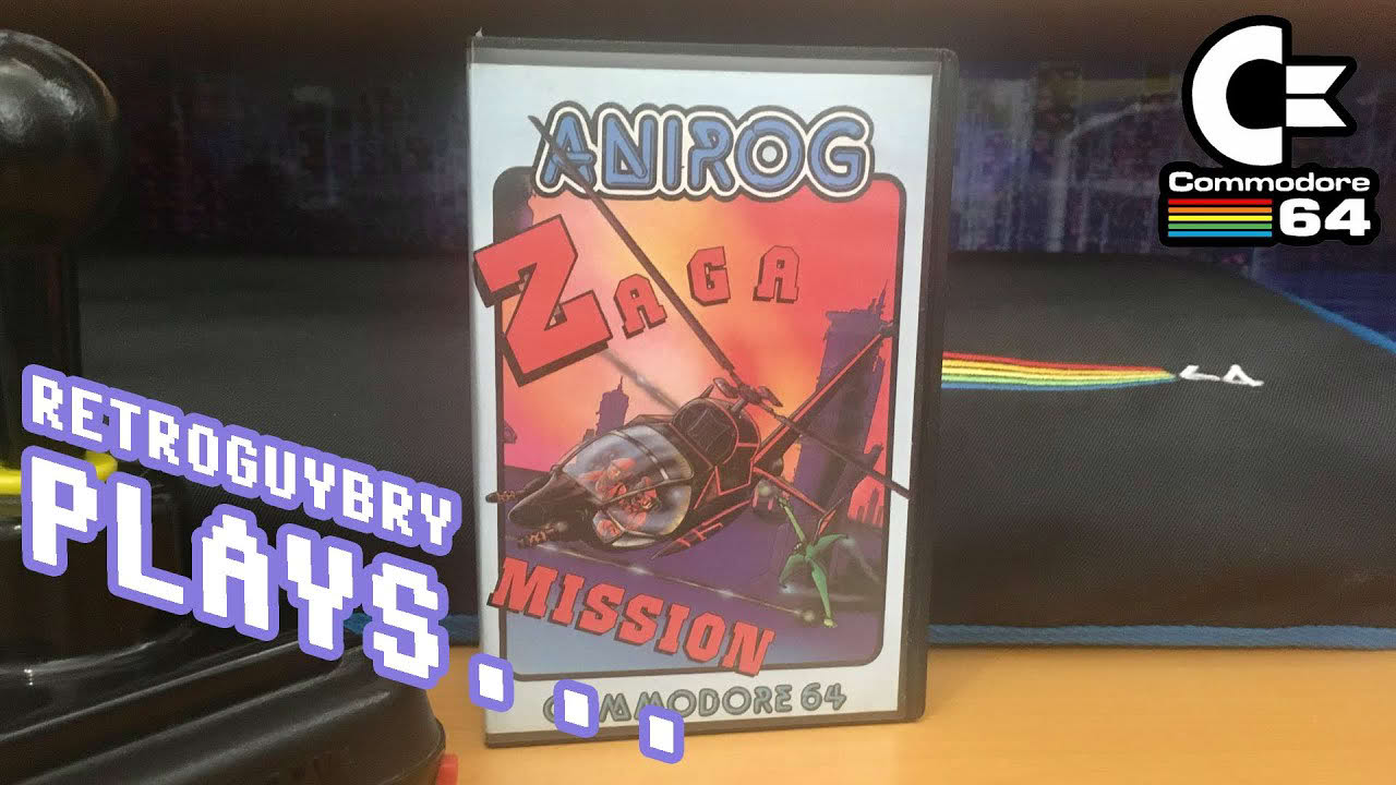 Gameplay: Zaga Mission (C64) by Anirog Software (1984)