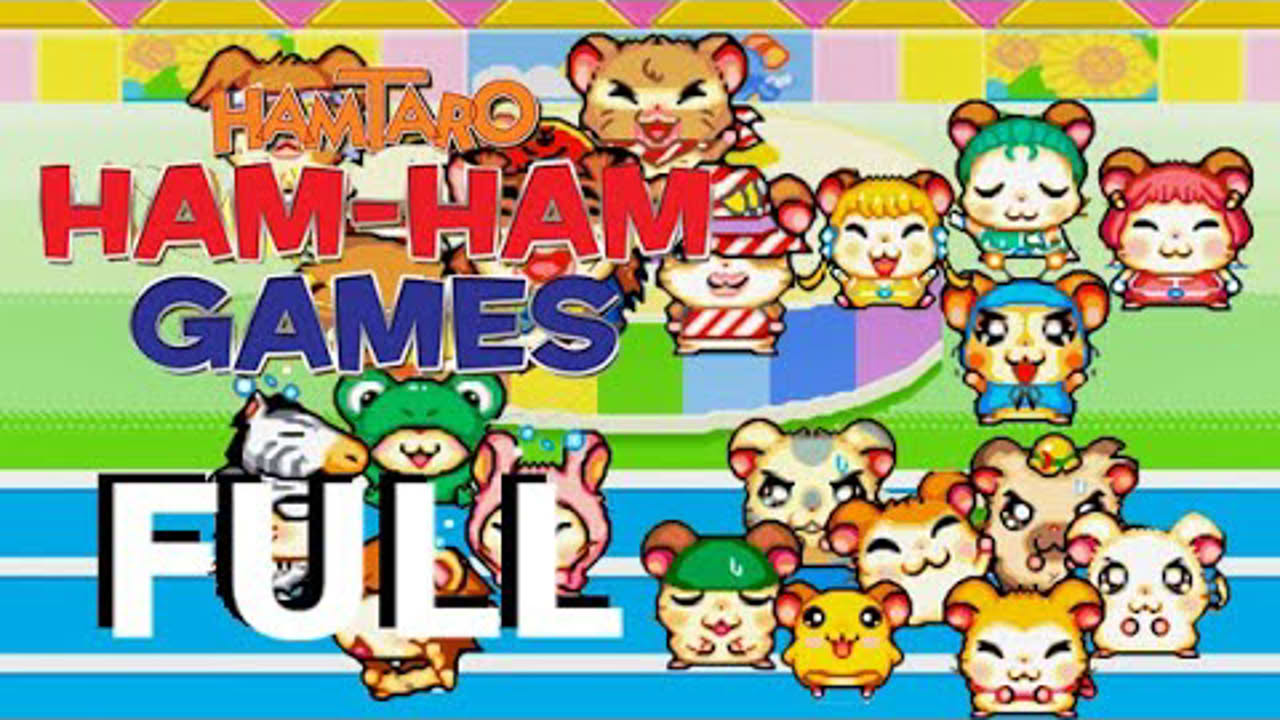 Hamtaro - Ham Ham Games FULL (1080p GBA)