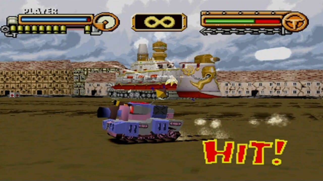 Pop'n Tanks! Gameplay Story Mode (PlayStation,PS1,PSX)