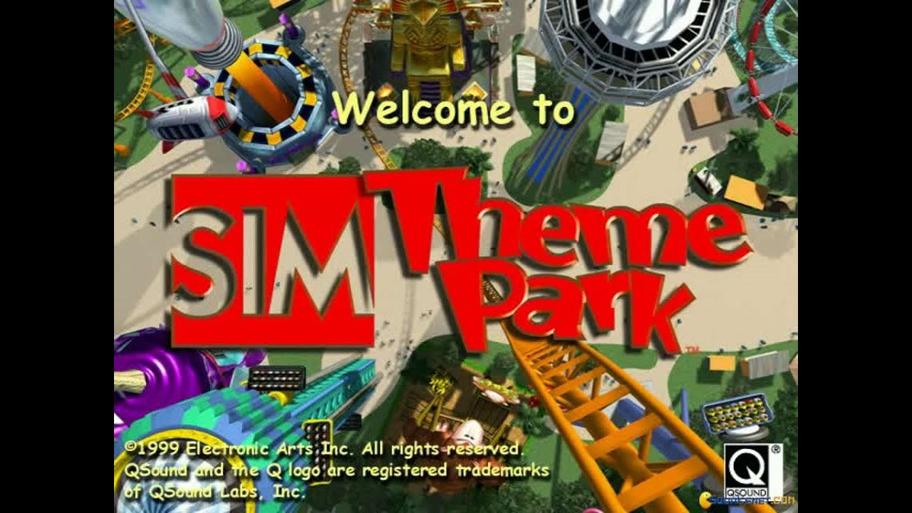 Sim Theme Park gameplay (PC Game, 1999)