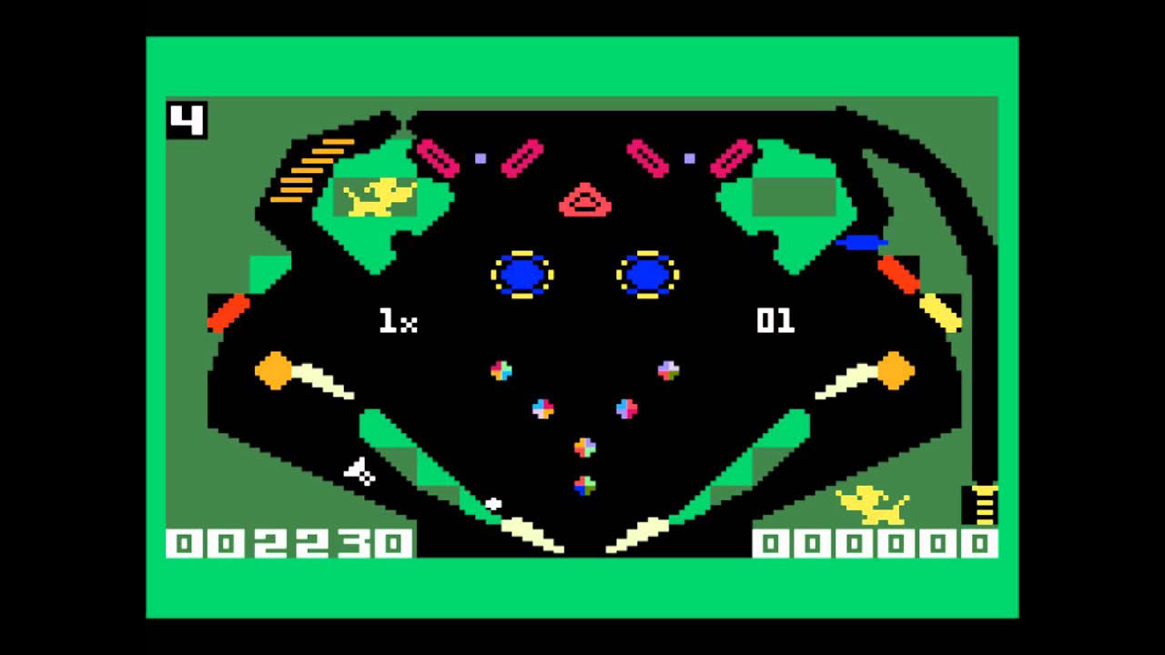Pinball for the Mattel Intellivision