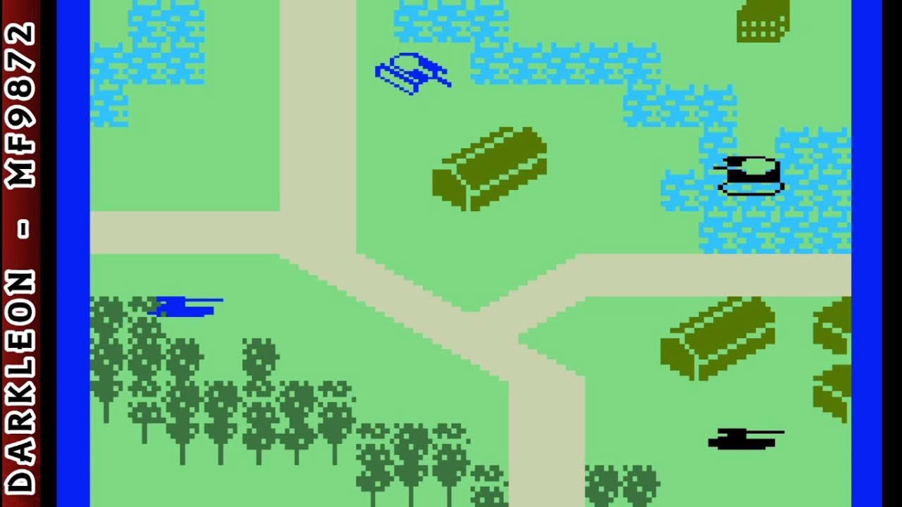 Intellivision - Armor Battle © 1979 Mattel - Gameplay