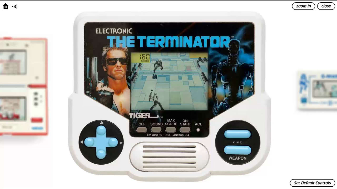 THE TERMINATOR TIGER ELECTRONICS NINTENDO LCD HANDHELD GAME & WATCH LIKE http pica pic com