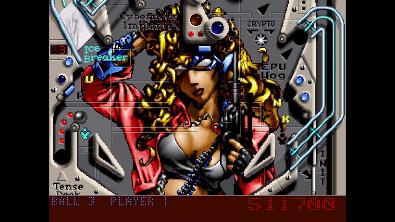 Epic Pinball - Cyborgirl (1993) [MS-DOS]
