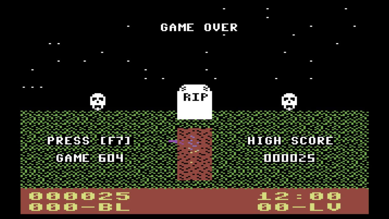C64 Game: Maxwell Manor - Skull of Doom