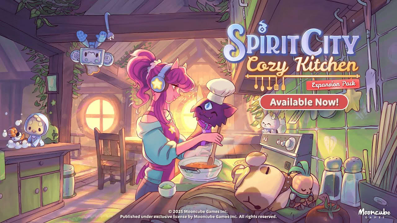 Spirit City: Lofi Sessions - Cozy Kitchen Expansion Pack - Launch Trailer