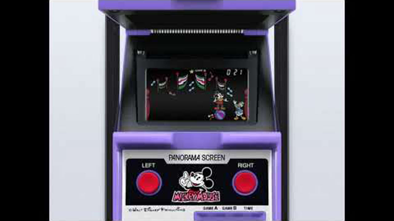 Game & Watch - Mickey Mouse Panorama (c)1984 Nintendo [MAME emulation footage]
