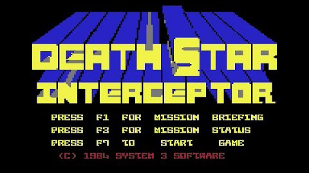 Commodore 64 Longplay [033] Death Star Interceptor (EU)