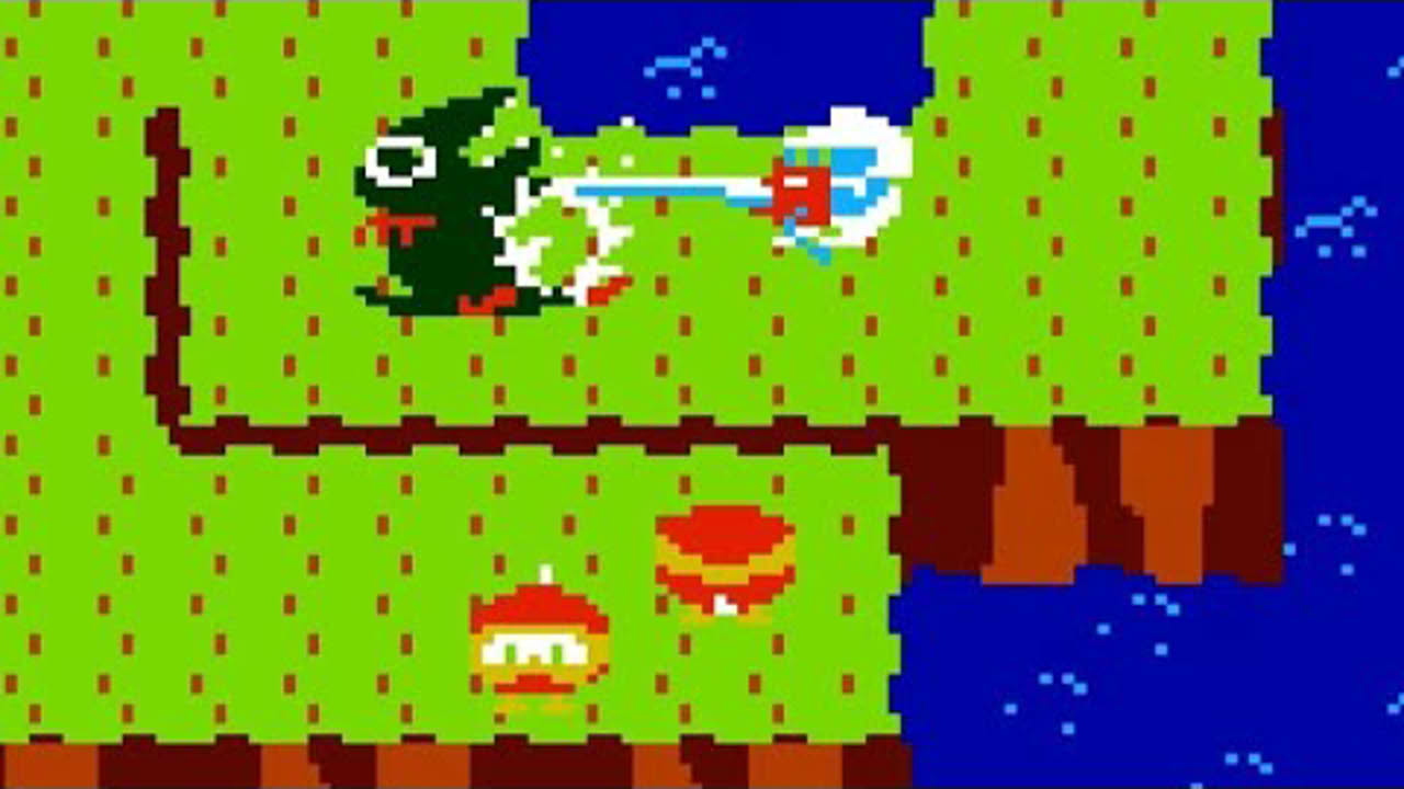 Dig Dug II: Trouble in Paradise (NES) Playthrough