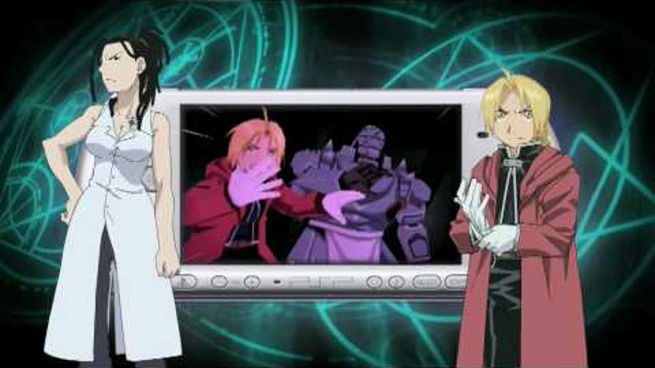 Full Metal Alchemist Brotherhood HD PSP video game trailer