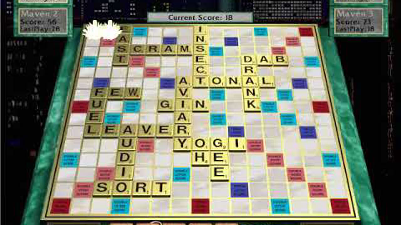 Scrabble (CD-ROM) Gameplay