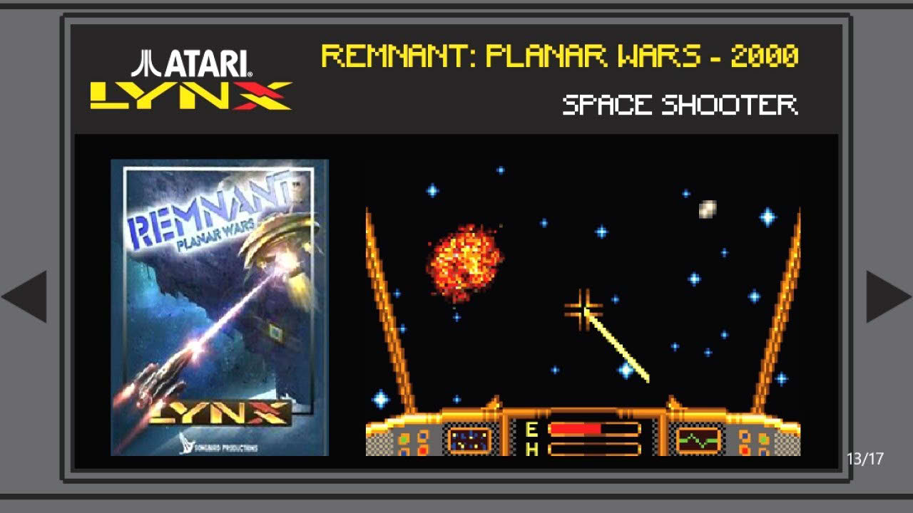 Remnant Planar Wars | Atari Lynx Collection 1 | Game 13 of 17 | Evercade Handheld