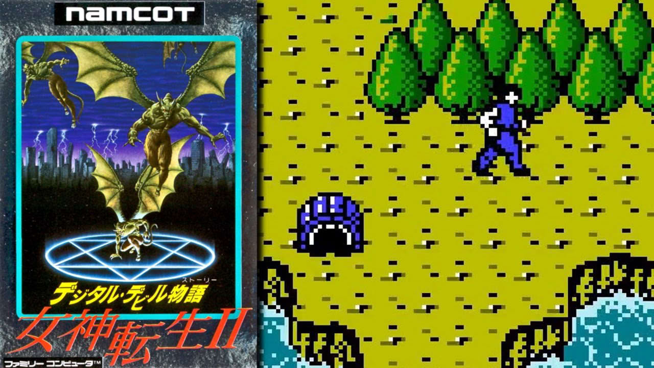 Digital Devil Monogatari: Megami Tensei II ► Exit to The World Map ► Gameplay [NES/Famicom] Full HD