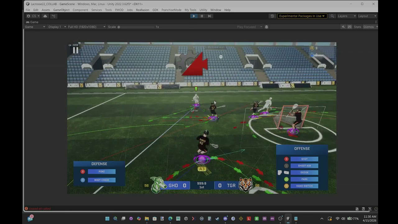 Lacrosse 26 - Development 001 - PS5 - Xbox Series - Unlisted 