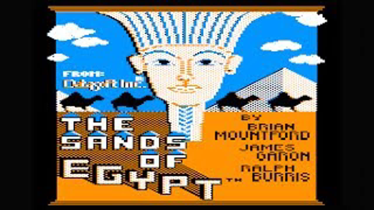 The Sands of Egypt walkthrough/longplay (Apple II - Datasoft)