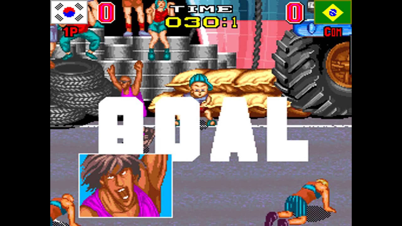 Back Street Soccer (KRB-0031 PCB) [MAME] [shortplay]