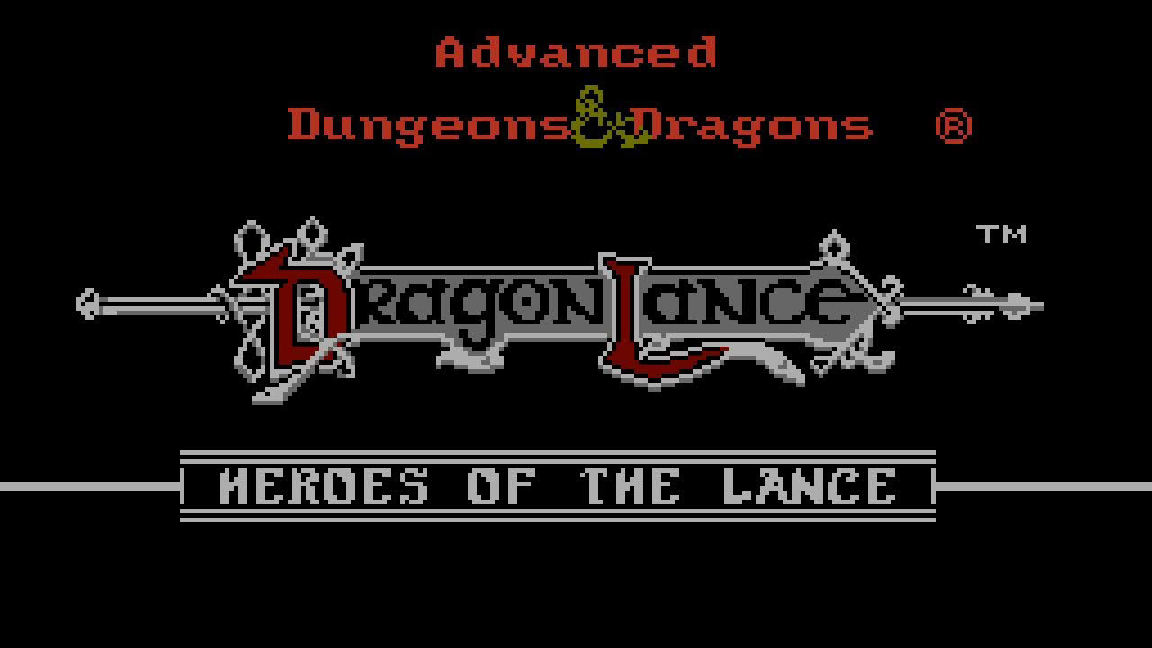 Advanced Dungeons & Dragons: Heroes of the Lance (NES) - FCI, Jan 1991 | NESguide 240p