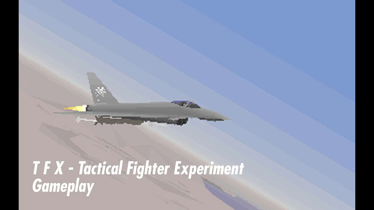 [PC DOS] TFX - Tactical Fighter Experiment - Gameplay